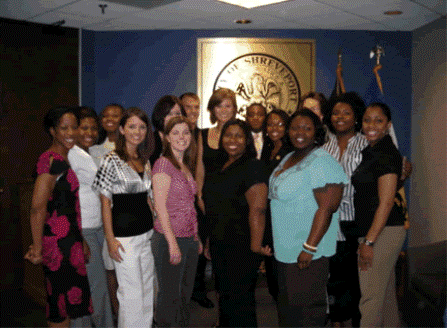 Group Shot with the Mayoral Interns 2007 and 2008